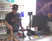 Big Steve's ABC Liquor Store uses a point of sale system to speed up checkout and track sales