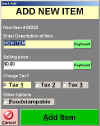 CRE screenshot: Add New Item