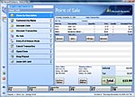 Whether your customers pay with cash, check, or credit, Point of Sale makes sales transactions fast and easy. Simply scan the items, press F12 to Total and then swipe the customer's credit card.