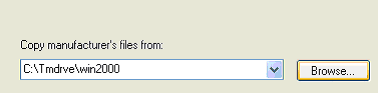 copy manufacturers files from