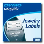 Dymo 30299 Jewelry Labels - Barbell Style