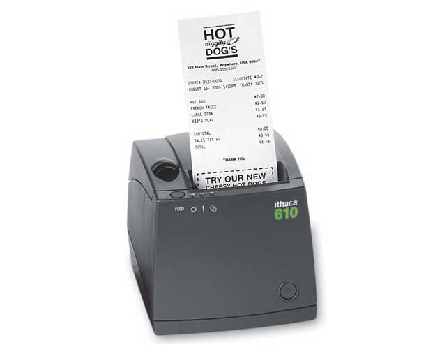 Ithaca 610 Parallel Printer, dark gray
