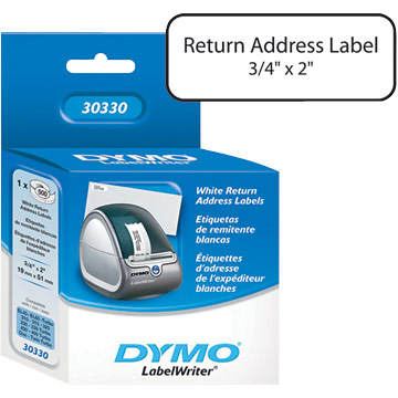 DYMO 30330 LabelWriter White Address Labels