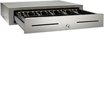 APG Vasario Cash Drawer, 16"X16", Beige, 2 Media Slots
